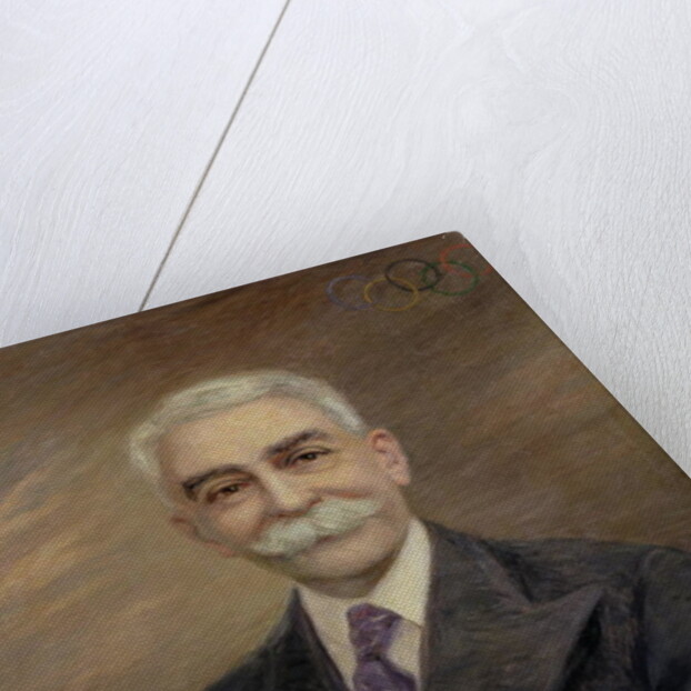 Portrait of Baron Pierre de Coubertin by School French