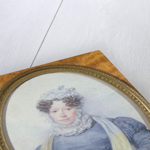 Miniature portrait of Madame Swetchine by French School