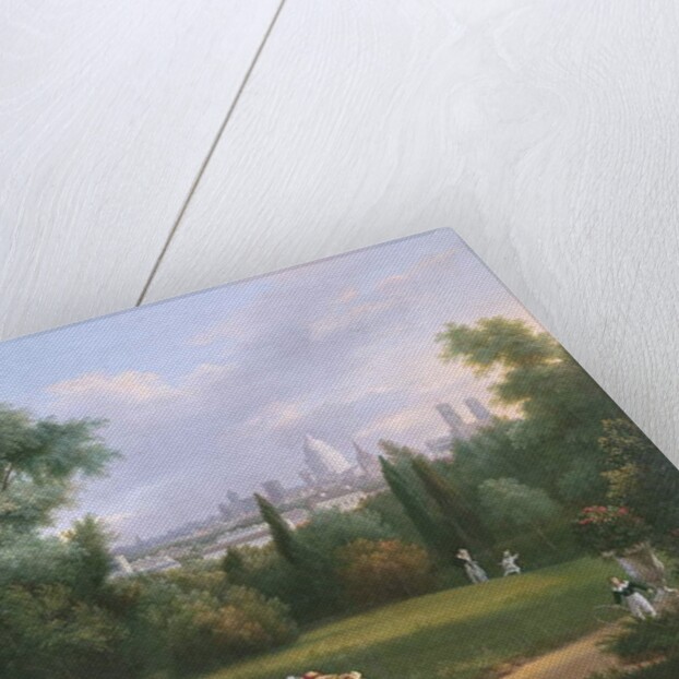 Paris from the Folie-Beaujon, c.1830 by French School