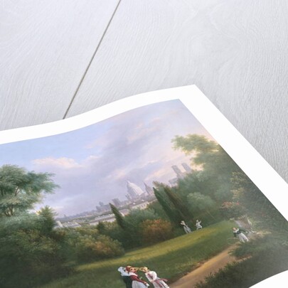 Paris from the Folie-Beaujon, c.1830 by French School