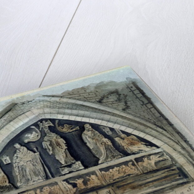 Tomb of Nicolas Flamel at the Cimetiere des Innocents by French School