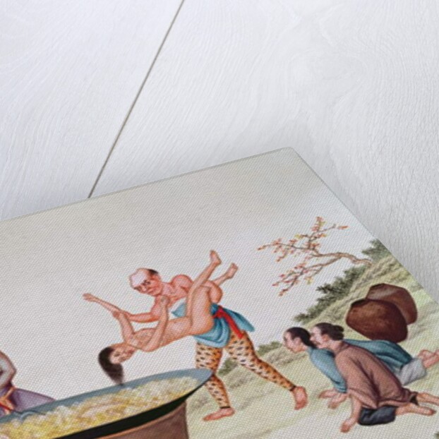 Plunging a woman into boiling water by School Chinese