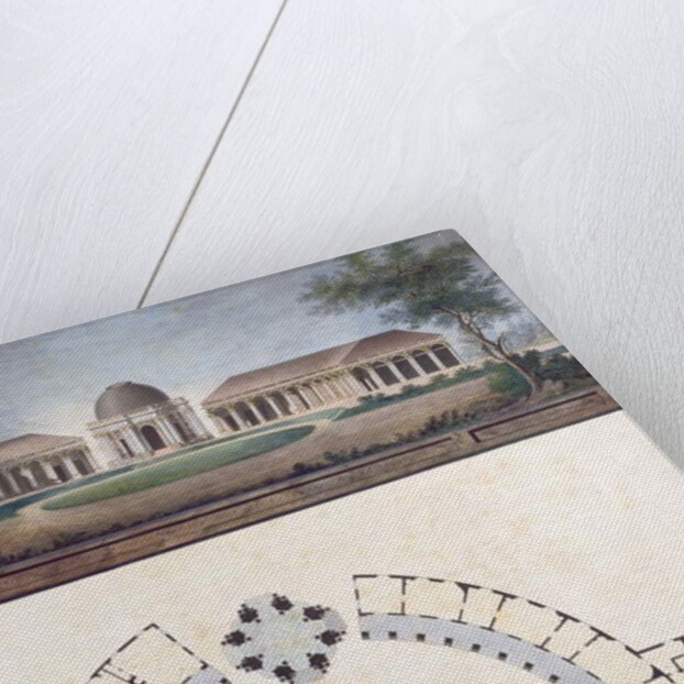 The Temple of the Sun at the Bayreuth Hermitage c.1780 by J. Saher