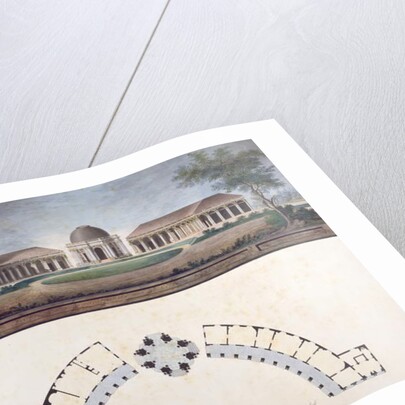 The Temple of the Sun at the Bayreuth Hermitage c.1780 by J. Saher