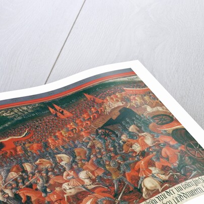 Battle of Kronenberg, Germany in c.1388 by German School