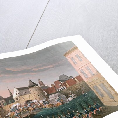 Rush of Imperial troops at Hoscht, 28th August 1800 by French School