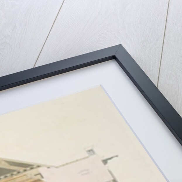 Ms 1014 Elevation of the ballroom at Fontainebleau, plate from an album by Charles Percier