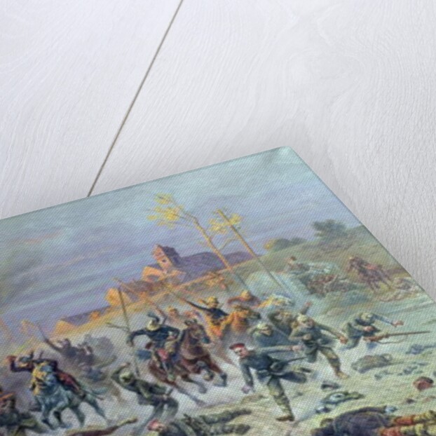 The Charge of French Soldiers at the Battle of the Marne, 8th or 9th September 1914, 1915 by Eugene Chaperon