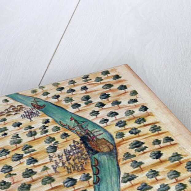 Natives attacking French ships on the River Tavoy, from an account of the Jesuits in Siam, 1688 by French School