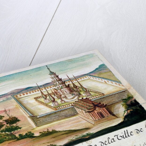 The Great Pagoda of Siam, from an account of Jesuits in Siam, 1688 by French School