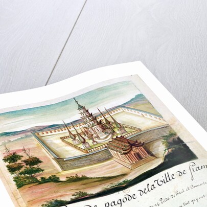 The Great Pagoda of Siam, from an account of Jesuits in Siam, 1688 by French School