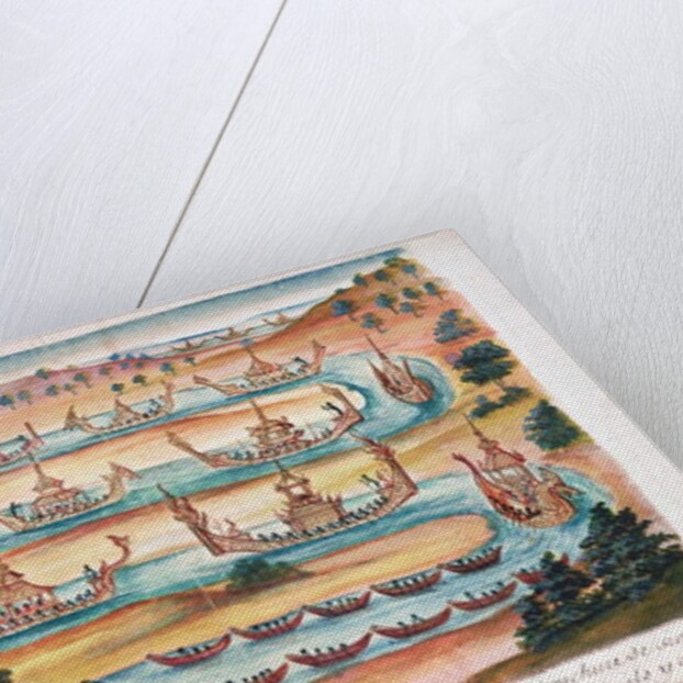 Arrival of the French Ambassadors to Siam, from an account of the Jesuits in Siam, 1688 by French School