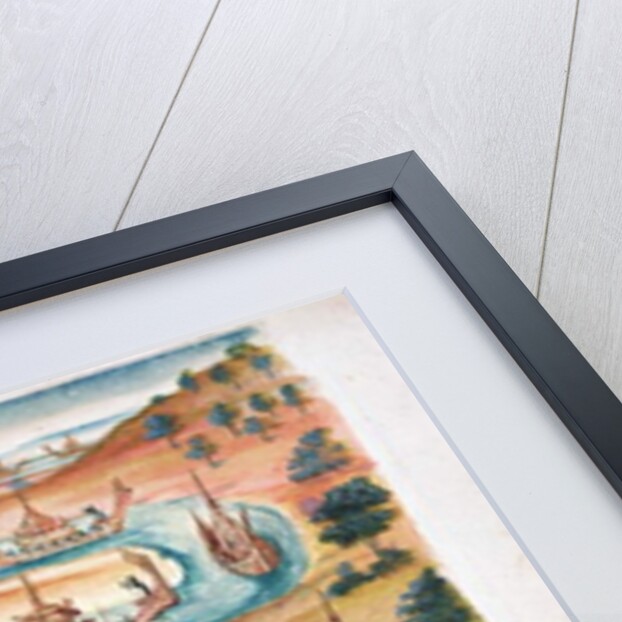 Arrival of the French Ambassadors to Siam, from an account of the Jesuits in Siam, 1688 by French School