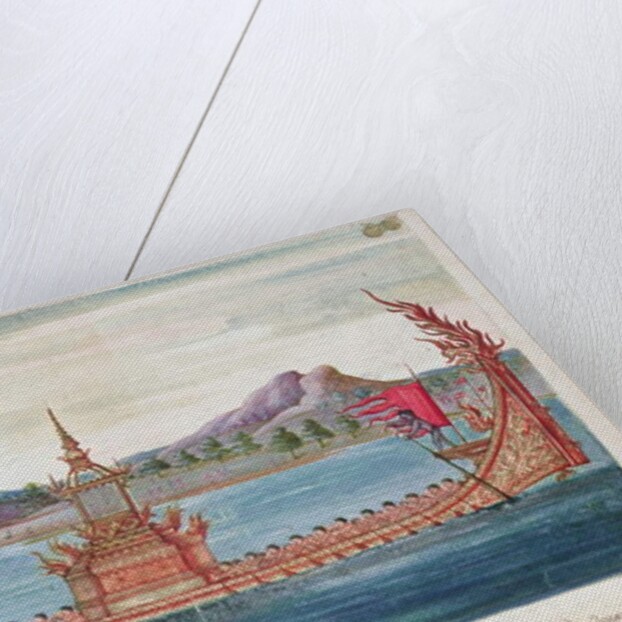 A Siamese Parade Boat, from an account of the Jesuits in Siam, 1688 by French School