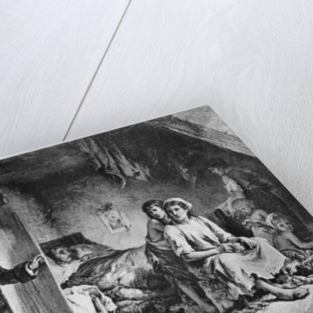 At the House of the Poor, c.1880 by Adrien de Boucherville