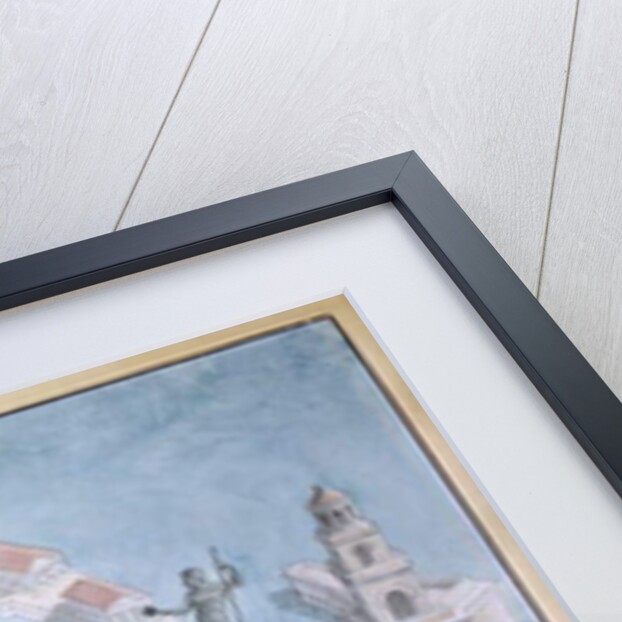 Reconstruction of the Roman port of Ostia, c.1850 by Andre Lenoir