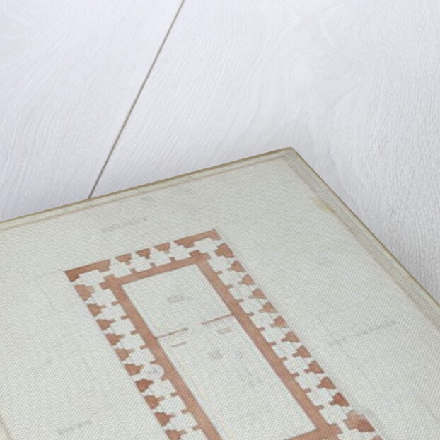 Plan of the Temple of Solomon in Jerusalem, mid 19th century by Andre Lenoir