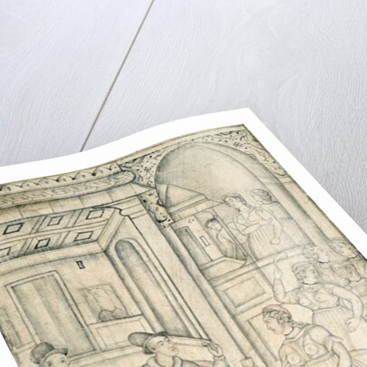 Portuguese sailors with Indian women by Indian School