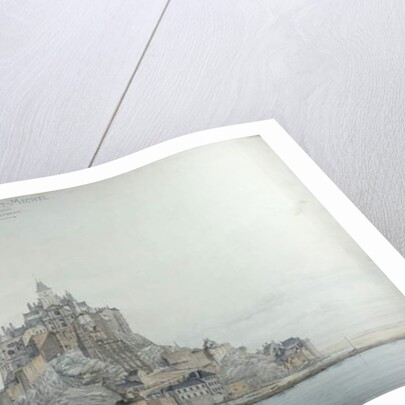 Mont Saint-Michel, 1873 by Edouard-Jules Corroyer
