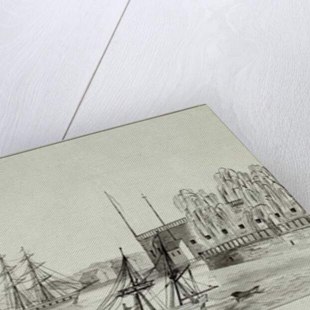 The Battery and Port of New York, 1831 by Gustave de Beaumont