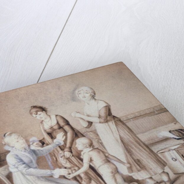 Scene of Family Life, early nineteenth century by French School