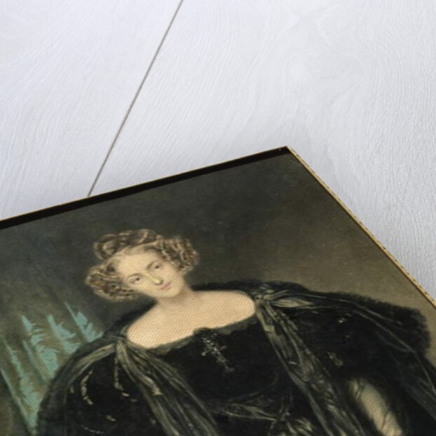 Henriette Sonntag in the role of 'Donna Anna' from the opera 'Don Giovanni' by Mozart by French School