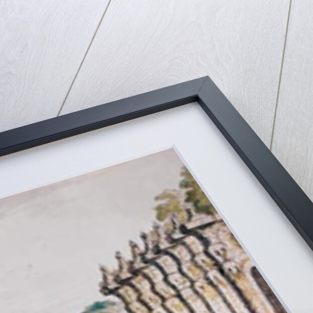 Set design of a palace for a theatre, c.1660-80 by French School