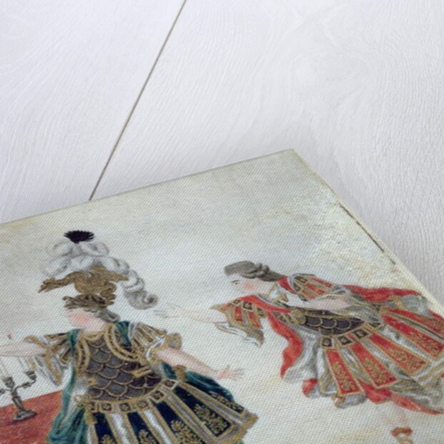 Pompey and Perpenna in the tragedy 'Sertorius' by Corneille, c.1780 by Wirscher Wirscher