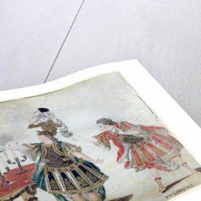 Pompey and Perpenna in the tragedy 'Sertorius' by Corneille, c.1780 by Wirscher Wirscher