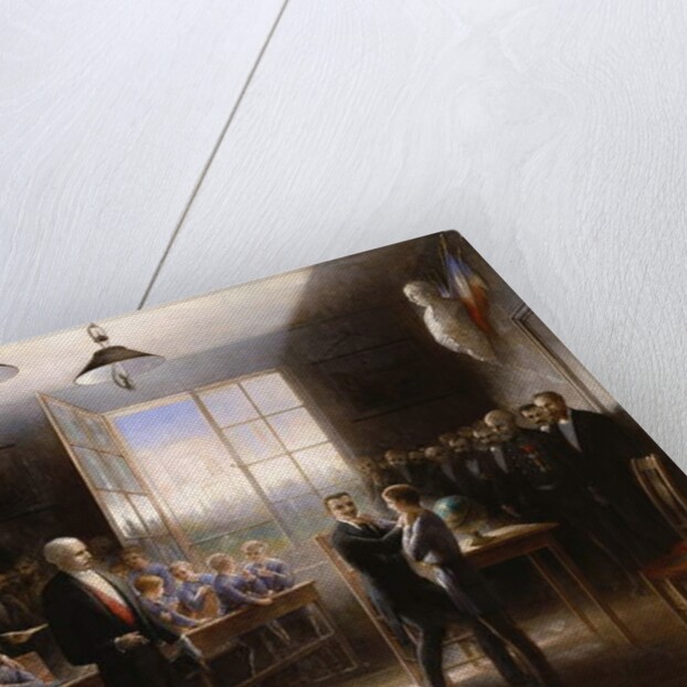 Visit of President Felix Faure to the Institution Nationale des Sourds-Muets, 1887 by Hendrieus Jacobus Burgers