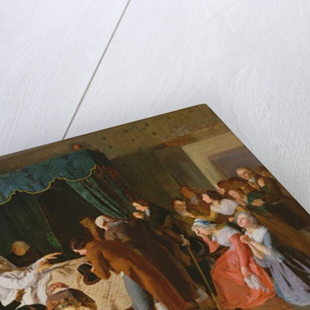 The Last Moments of Abbe Charles Michel de l'Epee 1838 by Frederic Peyson