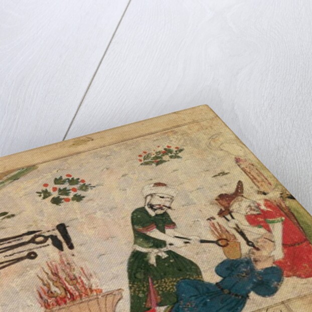 Ms Supp Pers 493 fol.363v Torture of one of Haftvad's guards by Persian School