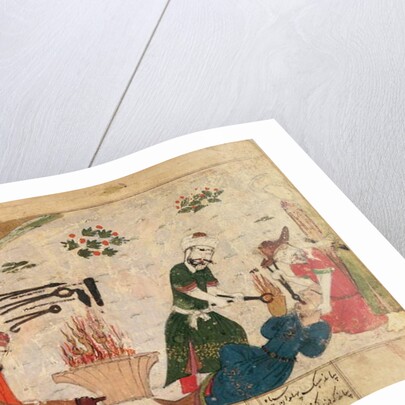 Ms Supp Pers 493 fol.363v Torture of one of Haftvad's guards by Persian School