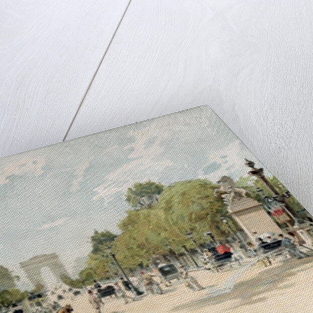 The Avenue des Champs-Elysees, c.1895 by French School