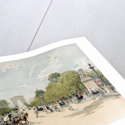 The Avenue des Champs-Elysees, c.1895 by French School