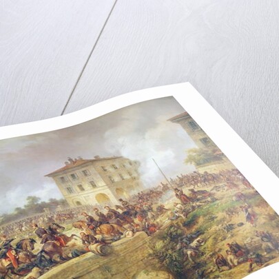 Fighting at the bridge of Boffalora during the battle of Magenta, 4th June 1859, c.1859 by French School