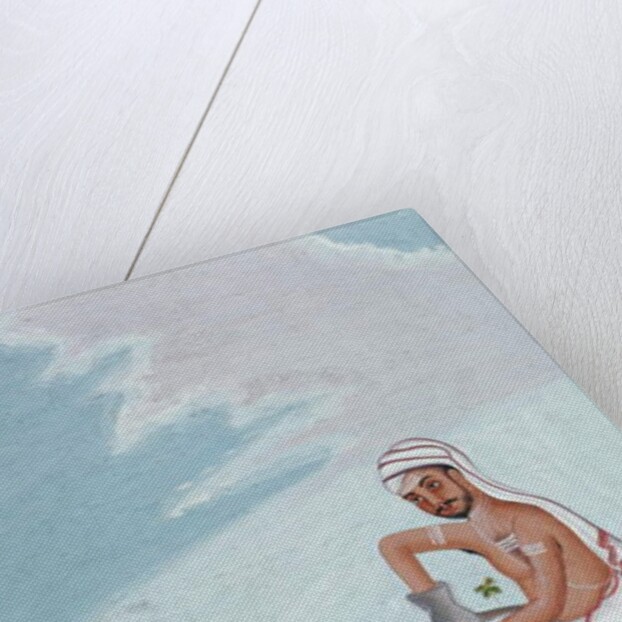 A Potter at Work by Indian School