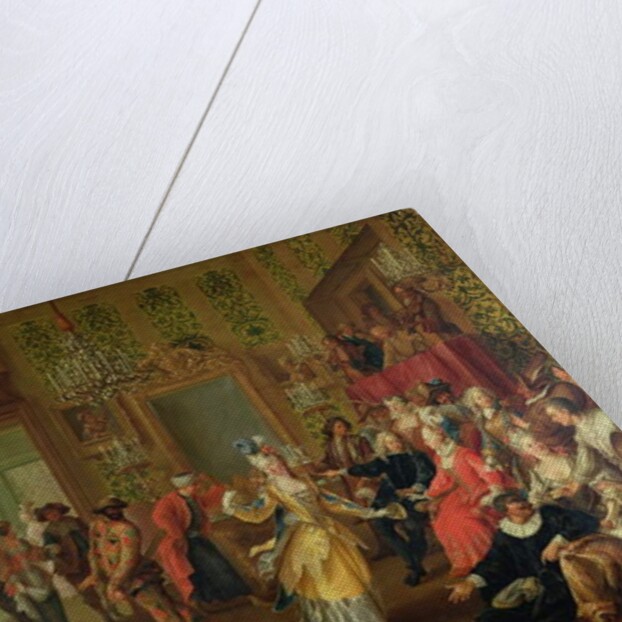 A Bal Pare during the Carnival, c.1710 by French School