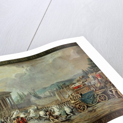 The Translation of the Mortal Remains of Voltaire to the Pantheon in Paris on 10th July 1791 by Louis Jean Francois I Lagrenee