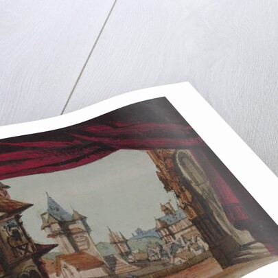 Stage design for 'La Juive', first performed at the Paris Opera on 23rd February 1835 by French School