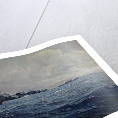 The Arrival of the American Fleet in France, 1917 by French School