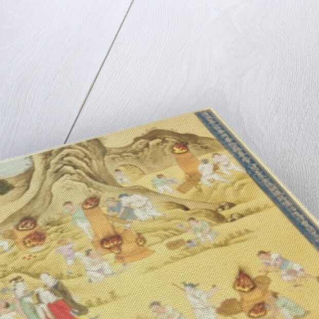 Extractive metallurgy workers at work in the presence of the emperor by School Chinese