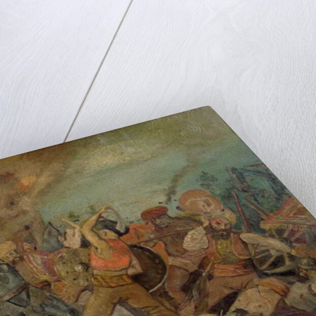 Ottoman and Hungarian Soldiers Fighting in the Seventeenth Century by School Hungarian