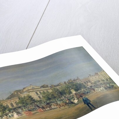 Panorama of Le Boulevard du Temple and its several theatres, c.1860 by Adolphe Martial Potemont