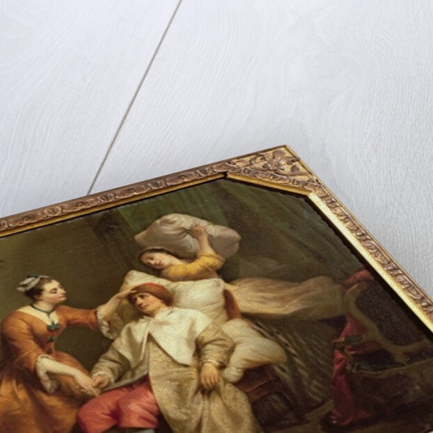 The Actor Bonneval in the role of Argan in Moliere's play 'Le Malade Imaginaire' by French School