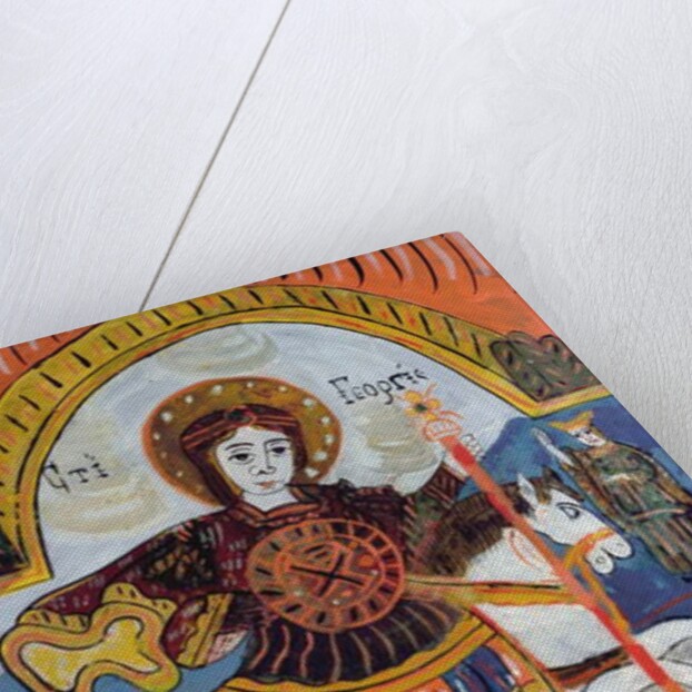 Saint George and the Dragon by School Serbian