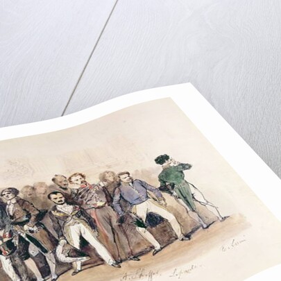 The Versailles Painters. 1836 by Eugene-Louis Lami