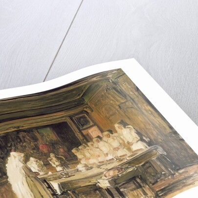 The Sisters of the Hospice de Beaune Saying Grace, late 19th century by Joseph Bail