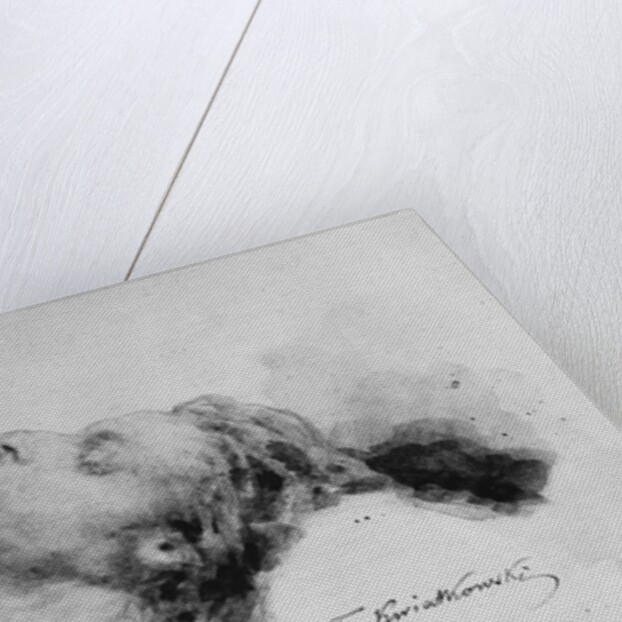 Frederic Chopin on his deathbed, 17th October 1849 by Antar Teofil Kwiatowski