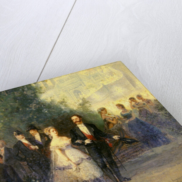 Evening Party at the Tuileries, 10th June 1867 by Pierre Tetar van Elven